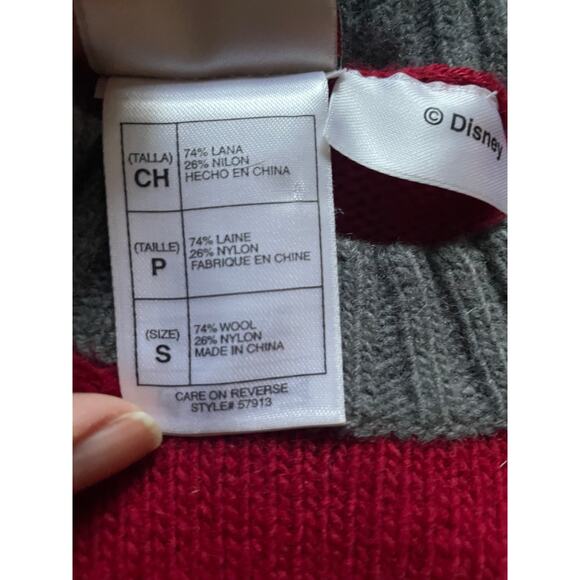 Disney Mickey Mouse Wool Blend Christmas/Holiday Sweater Size Small Unisex - Picture 6 of 7